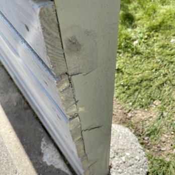 Fence & Gate Solutions - More uneven, splintering wood just 2 days after install - Fences & Gates Near Me - The Bronx, New York