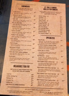Menu photo 5 St. Paul Fish - Mequon Mequon, WI Menu photo 5 St. Paul Fish - Mequon Mequon, WI