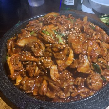 Myung Dong 1st Ave - Spicy Pork Bulgogi - Korean Near Me - Allston, Massachusetts