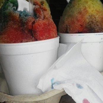 Red Rooster - Rainbow snow cones - Seafood Near Me - New Orleans, Louisiana Red Rooster - Rainbow snow cones - Seafood Near Me - New Orleans, Louisiana