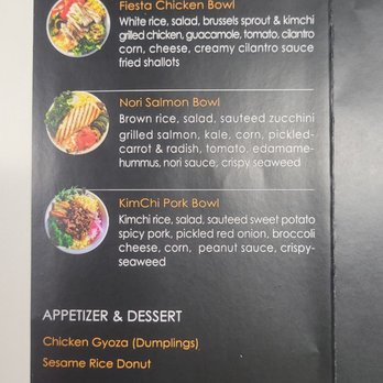 ON + ON Fresh Korean Kitchen - Menu pg 4 extras - Asian Fusion Near Me - Compton, California ON + ON Fresh Korean Kitchen - Menu pg 4 extras - Asian Fusion Near Me - Compton, California