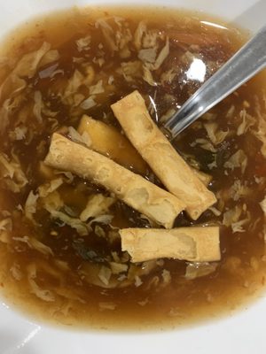 Photo of Amin's Chinese Halal Restaurant - Jersey City, NJ, US. Hot and sour soup to die for!
