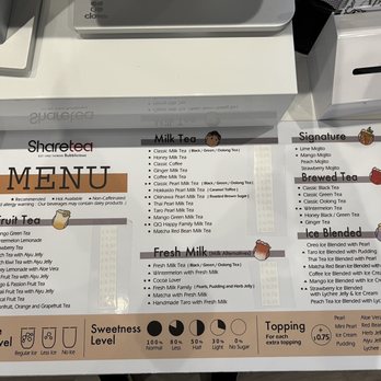 Sharetea Columbus - Bubble Tea Near Me - Dublin, Ohio
