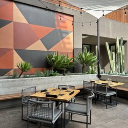 Outdoor dining area