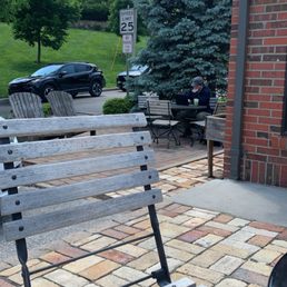 Outdoor seating in front and on the left side Outdoor seating in front and on the left side