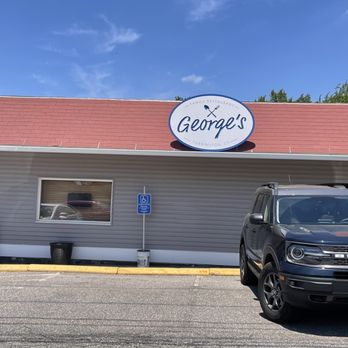 George's Restaurant - two vehicles parked in front of the restaurant - Breakfast & Brunch Near Me - Torrington, Connecticut George's Restaurant - two vehicles parked in front of the restaurant - Breakfast & Brunch Near Me - Torrington, Connecticut