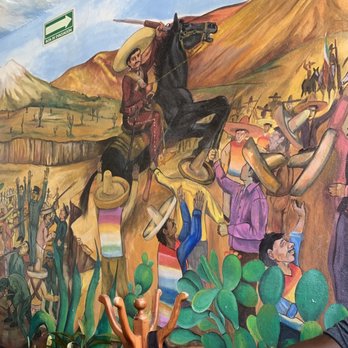 Viva Zapata - Artwork on wall - Mexican Near Me - Holbox, ROO Viva Zapata - Artwork on wall - Mexican Near Me - Holbox, ROO