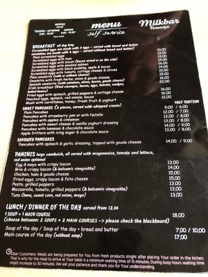 Menu photo 7 Milkbar Tomasza Kraków, MA
