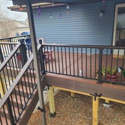 Ready Service Solutions - Composite deck we were finally able to build after structural repairs to home.