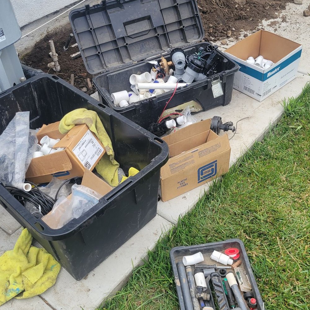 CLI Carrillo Landscaping - Well stocked fittings, nozzles, sprinkler heads, valves, etc. - Landscaping Near Me