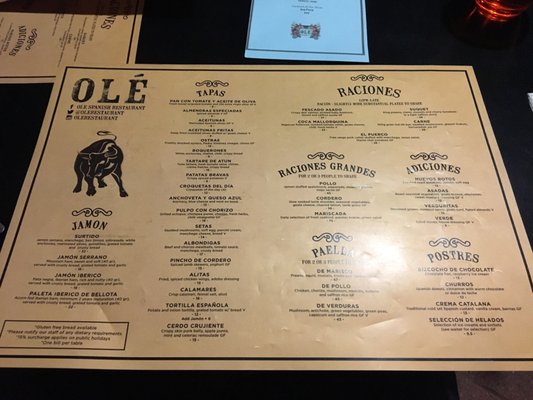 Menu photo 3 Olé Spanish Restaurant Brisbane, QLD Menu photo 3 Olé Spanish Restaurant Brisbane, QLD