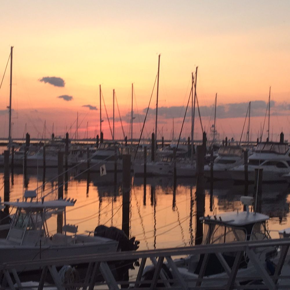 Atlantic Bagel - Enjoyed my ABC bagel with a sunrise view on Atlantic Highlands Harbor. - Bagels Near Me - Red Bank, New Jersey