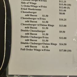 Border Tavern - New menu sept 2024