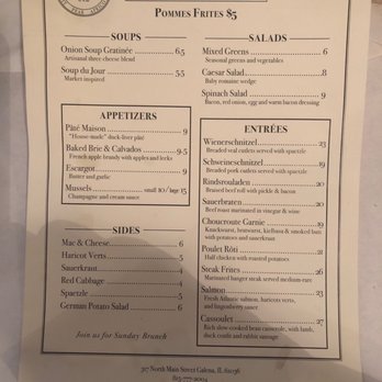 Fritz and Frites - French Near Me - Galena, Illinois