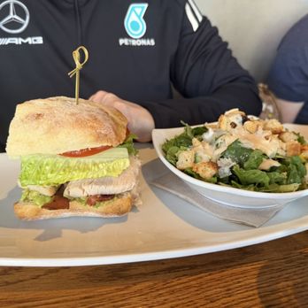 California Pizza Kitchen - Lunch Cesar salad and sandwich - Pizza Near Me - Las Vegas, Nevada California Pizza Kitchen - Lunch Cesar salad and sandwich - Pizza Near Me - Las Vegas, Nevada
