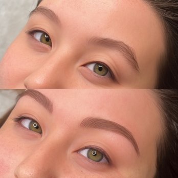 InkCharm - Micro Blade Brows  Before and After - Permanent Makeup Near Me - Los Angeles, California