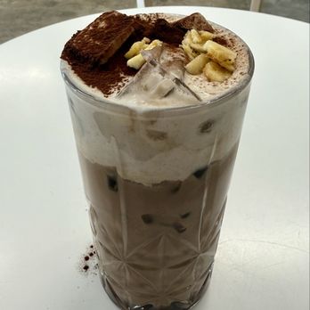 Redshift Coffee Roasters - Made with real banana | Banana Cream Mocha (seasonal) - Coffee & Tea Near Me - Lake Forest, California Redshift Coffee Roasters - Made with real banana | Banana Cream Mocha (seasonal) - Coffee & Tea Near Me - Lake Forest, California