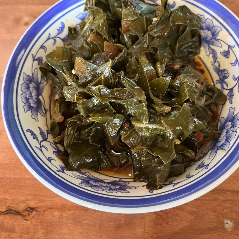 King BBQ - Hot Pot Collards $8 - Barbeque Near Me - North Charleston, South Carolina