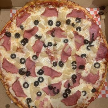 SaMo Pizza - Hawaiian Pizza (4 Slices) (12") (Medium) - Pizza Near Me - Santa Monica, California
