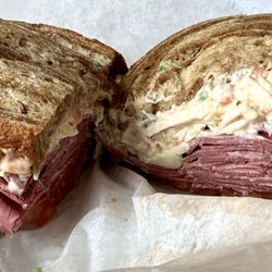 My New Yorker sandwich. Yum.