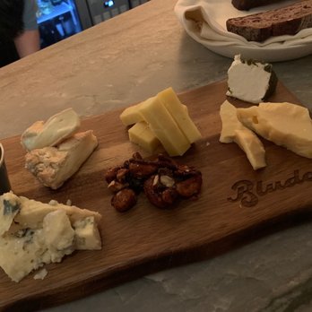 Bludorn - Cheese plate - red neck cheddar was my fave - New American Near Me - Houston, Texas