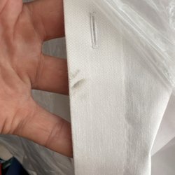 Save-On Cleaners - New stain they decided to add after I asked for the shirt to be redone