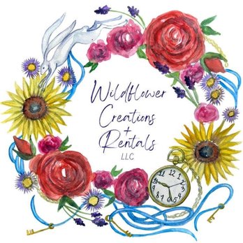 Wildflower Creations & Rentals - Logo by Maggie Sharar @ Infinite Rebirth - Home Decor Near Me - Columbus, Indiana Wildflower Creations & Rentals - Logo by Maggie Sharar @ Infinite Rebirth - Home Decor Near Me - Columbus, Indiana