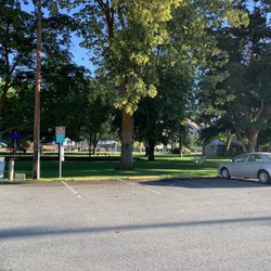 John Simpson Memorial Park - Partial view of the parking lot.