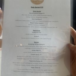 Menu Menu