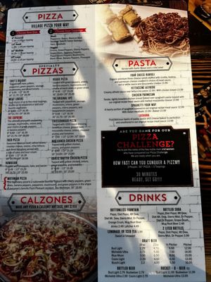 Menu photo 1 Village Pizza Inn Point Pleasant, WV Menu photo 1 Village Pizza Inn Point Pleasant, WV