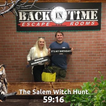 Back In Time Escape Rooms - Me and my mom after completing our first escape room. - Escape Games Near Me - Frisco, Texas Back In Time Escape Rooms - Me and my mom after completing our first escape room. - Escape Games Near Me - Frisco, Texas