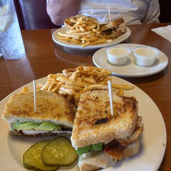 Patys Restaurant - California chicken sandwich with french fries - American Near Me - Toluca Lake, California Patys Restaurant - California chicken sandwich with french fries - American Near Me - Toluca Lake, California