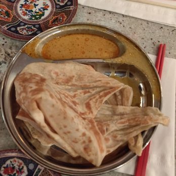 Laut - Roti Canai - larger than it looks, it hides itself in its folds - Thai Near Me - New York, New York
