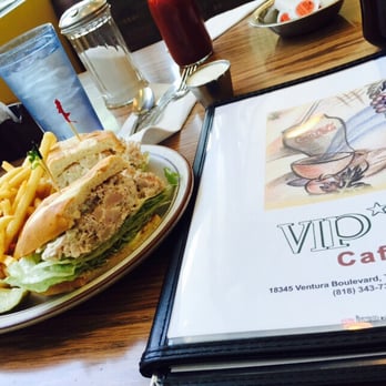 VIP's Cafe - Chicken Salad special on a French Roll with Fries!!! - Breakfast & Brunch Near Me - Tarzana, California VIP's Cafe - Chicken Salad special on a French Roll with Fries!!! - Breakfast & Brunch Near Me - Tarzana, California