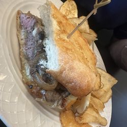 Elijah McLean’s - Steak sandwich/house chips