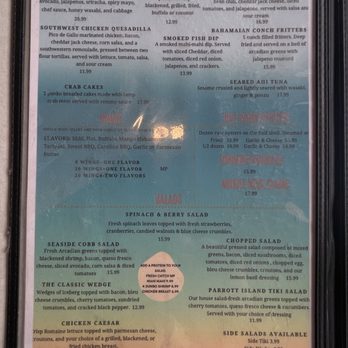 Parrot Island Grill - Menu 1/26 - Seafood Near Me - Okeechobee, Florida Parrot Island Grill - Menu 1/26 - Seafood Near Me - Okeechobee, Florida