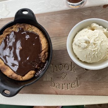 Hook & Barrel - Skillet chocolate chip cookie - Seafood Near Me - Myrtle Beach, South Carolina Hook & Barrel - Skillet chocolate chip cookie - Seafood Near Me - Myrtle Beach, South Carolina