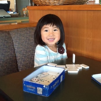 Boardwalk Bagels - Kids love to play dominoes! - Cafes Near Me - Cypress, California