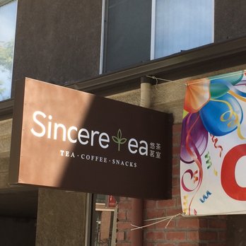 Sinceretea - Sign - Bubble Tea Near Me - San Jose, California Sinceretea - Sign - Bubble Tea Near Me - San Jose, California