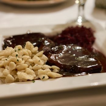 Fritz and Frites - Sauerbraten.....   perfect beef cut. - French Near Me - Galena, Illinois