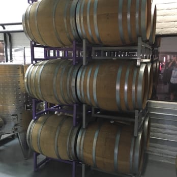Chateau Tumbleweed - Barrels aging in the cool 'cellar'. - Wine Tasting Room Near Me - Clarkdale, Arizona