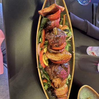 Brooklyn's - Monster kabob ( chicken and veggies were delicious! ) - American Near Me - Fort Worth, Texas Brooklyn's - Monster kabob ( chicken and veggies were delicious! ) - American Near Me - Fort Worth, Texas