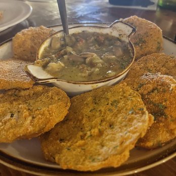 Blue Crab Grill - Fried Green Tomatoes--DELICIOUS!!! - Seafood Near Me - Laurel, Mississippi