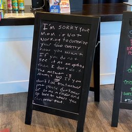 If my Mom is not making my sandwich at Fast Eddies, I'm not going to eat there! If my Mom is not making my sandwich at Fast Eddies, I'm not going to eat there!