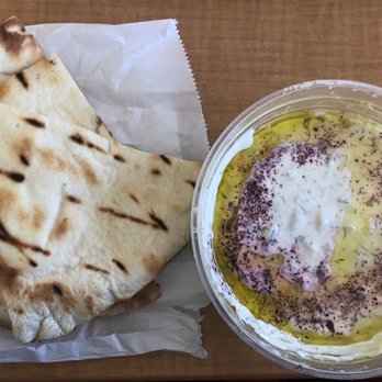 Capo Mediterranean Kitchen - Tzatziki Spread w/ pita - Mediterranean Near Me - Belmont, California Capo Mediterranean Kitchen - Tzatziki Spread w/ pita - Mediterranean Near Me - Belmont, California