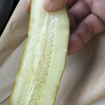The Half - Homemade half pickle!!!! Yesssss!! If you love pickles, get extras like I did!! Sooo good!! 07-27-2025 - Sandwiches Near Me - Wilmington, North Carolina The Half - Homemade half pickle!!!! Yesssss!! If you love pickles, get extras like I did!! Sooo good!! 07-27-2025 - Sandwiches Near Me - Wilmington, North Carolina