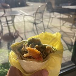 Dylans Mexican Food - Egg & potato burrito with guacamole