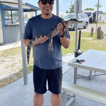 Wild Willy's Airboat Tours - This little guy didn't want to eat my face after all - Boat Tours Near Me - Saint Cloud, Florida