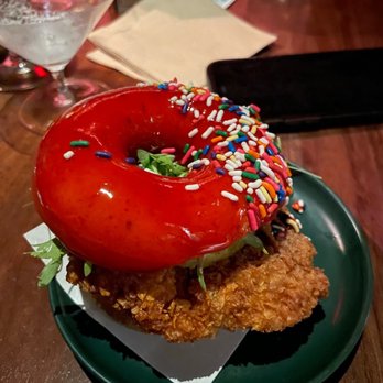 Double Chicken Please - Mochi Donut - Cocktail Bars Near Me - New York, New York Double Chicken Please - Mochi Donut - Cocktail Bars Near Me - New York, New York