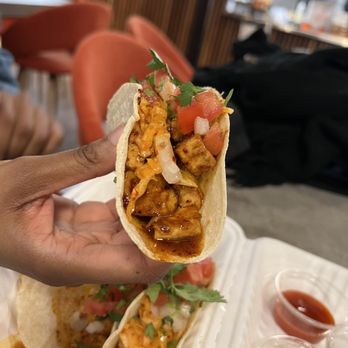 Bulkogi at Boxyard RTP - Spicy tofu tacos - Korean Near Me - Durham, North Carolina
